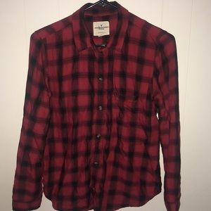 American eagle plaid shirt